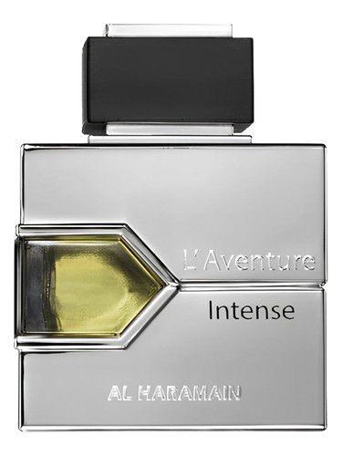 Frasco do L’Aventure Intense, da Al Haramain