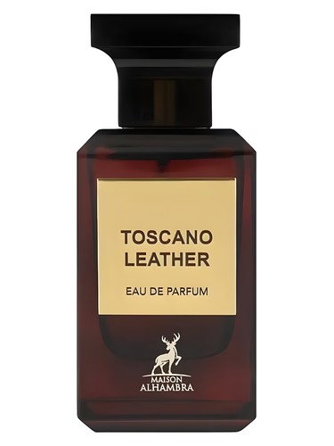 Frasco do Toscano Leather, da Maison Alhambra
