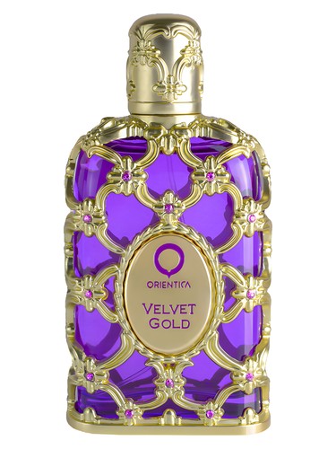 Frasco do Velvet Gold, da Orientica