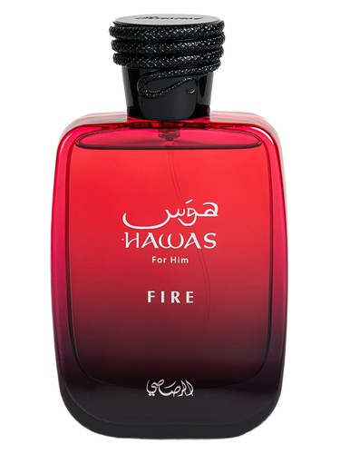 Frasco do Hawas Fire, da Rasasi