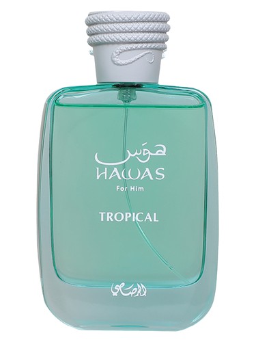 Frasco do Hawas Tropical, da Rasasi